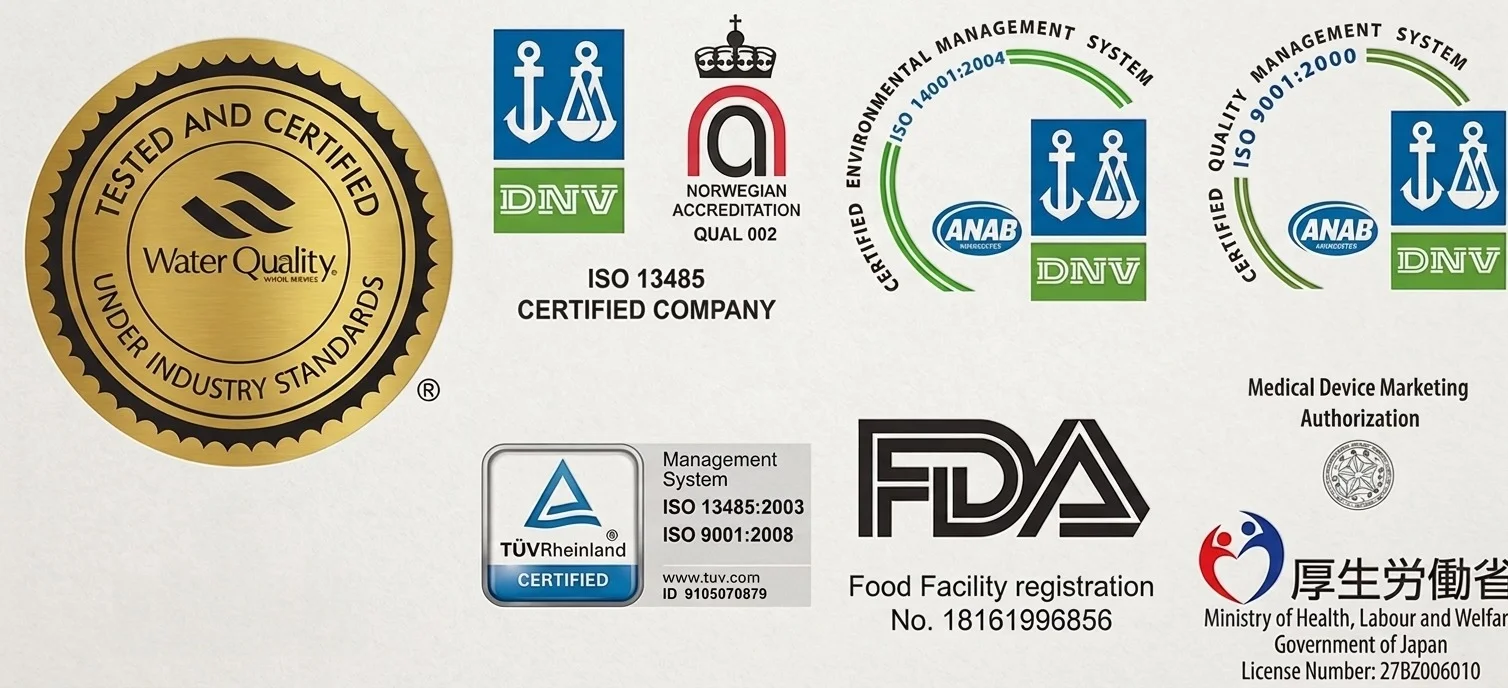 Đạt các chứng nhận chất lượng quốc tế