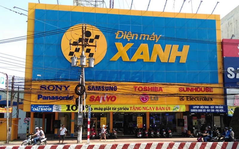 Hệ thống điện máy xanh tại Vĩnh Long