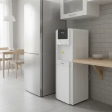 Phối cảnh lắp đặt máy Kangaroo KG32N lắp đặt tại bếp ăn