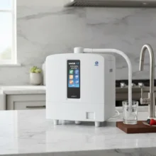 Phối cảnh máy Kangen K8 lắp đặt tại bàn ăn
