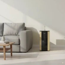Phối cảnh máy Kangaroo KG100HG lắp đặt ở không gian phòng khách
