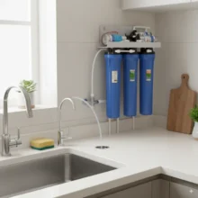 Phối cảnh máy Titako RO 100l/h lắp đặt sang trọng