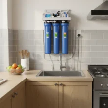 Phối cảnh máy Titako RO 120l/h lắp đặt sang trọng