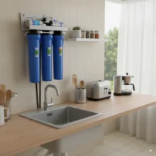 Phối cảnh máy Titako RO 75L/H lắp đặt vô cùng tiện lợi