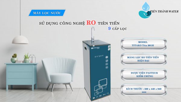 Máy lọc nước Titako Tita 3013I công nghệ RO với 9 lõi lọc hiện đại - Ảnh 2
