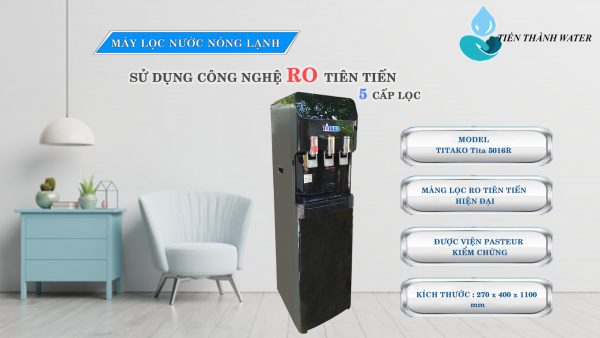 Máy lọc nước Titako Tita 5016U 3 vòi nóng lạnh nguội - Ảnh 2