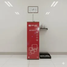 Phối cảnh lắp đặt máy Titako 3014I tại khu vực uống nước