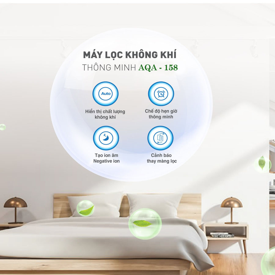 máy lọc không khí aquasilver 158