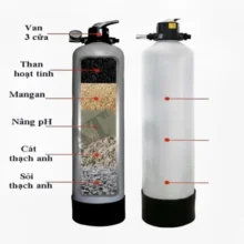 Cột lọc thô Composite 1 cấp