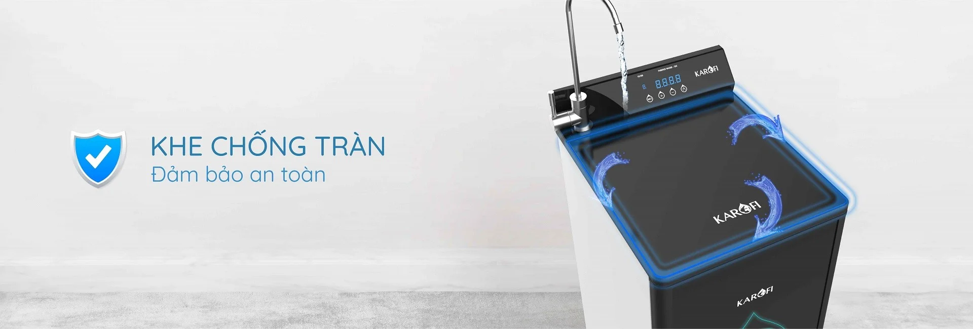 Hệ thống chống tràn đảm bảo an toàn