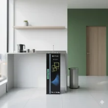 Phối cảnh máy lọc nước Titako A1 được lắp đặt thuận tiện