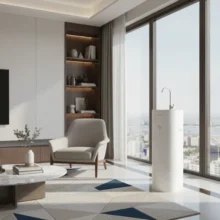 Phối cảnh máy KG100EO tại khu vực nghỉ ngơi