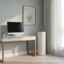 Phối cảnh máy KG100EO tại nơi làm việc sang trọng