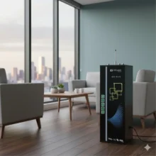 Phối cảnh máy lọc nước Titako A1 tại phòng khách