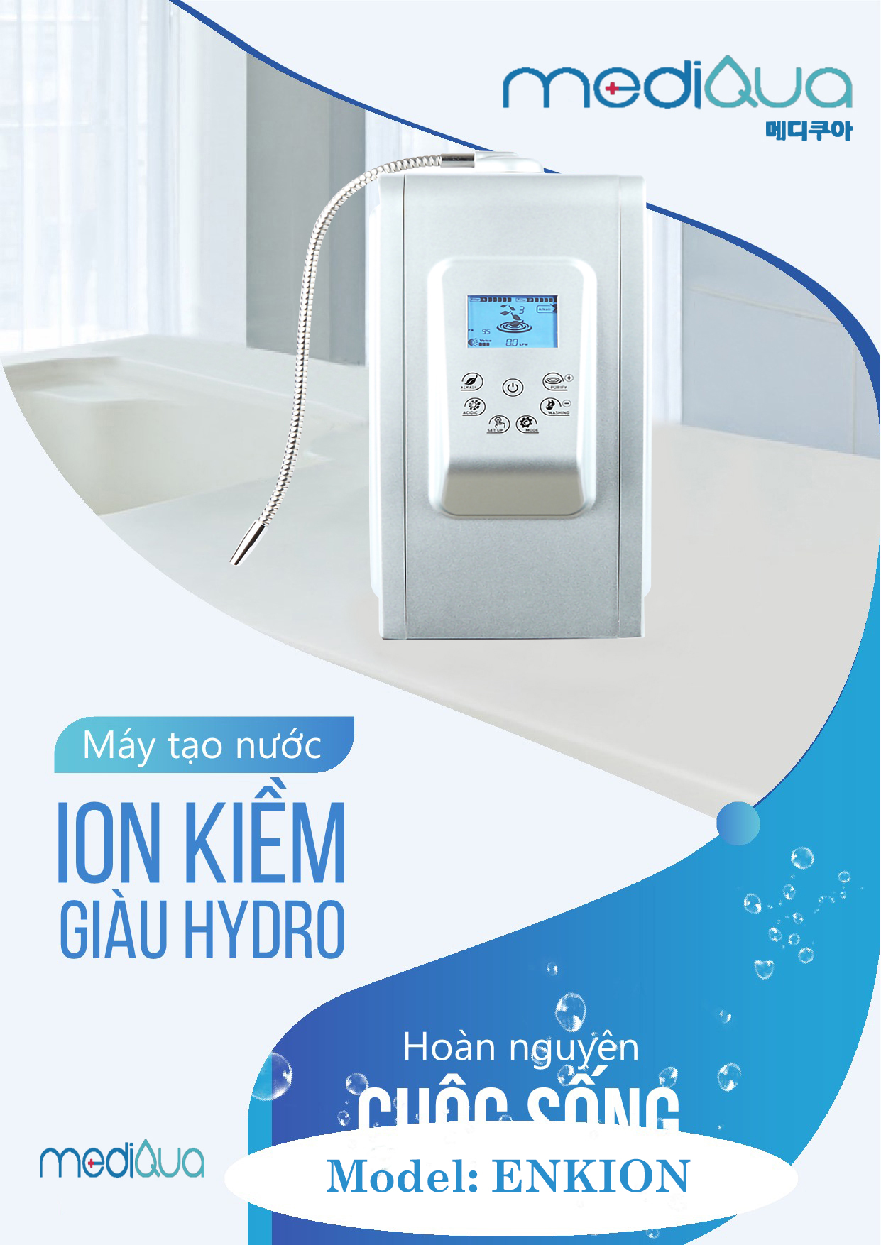 MÁY ION KIỀM GIÀU HYDRO ENKION