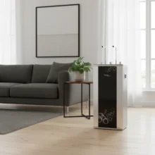 Phối cảnh lắp đặt máy KG100HK tại phòng khách