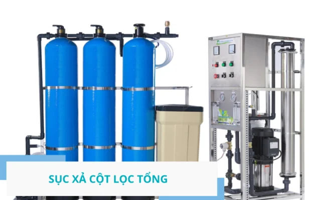 Sục xả cột lộc tổng