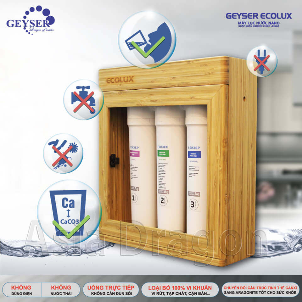 Sự khác biệt của máy lọc nước Ecolux A