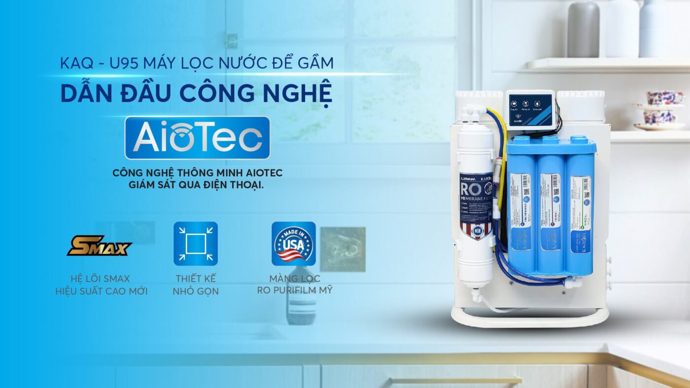 Giới thiệu máy lọc nước Karofi KAQ-U95