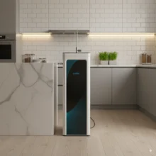 Phối cảnh máy Karofi KAQ O07 lắp đặt tại bếp ăn