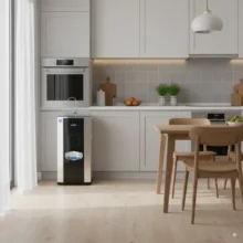 Phối cảnh lắp đặt máy Karofi ERO100 tại bếp ăn