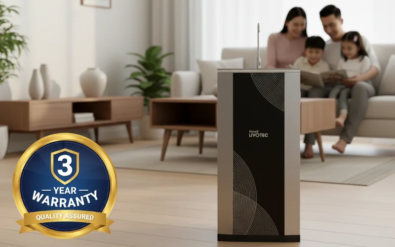 Máy Karofi Livotec 311 được bảo hành lên đến 3 năm