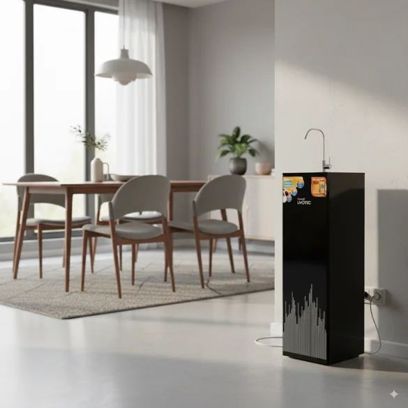 Phối cảnh máy Karofi Livotec 110 đặt tại khu vực bếp ăn