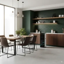 Phối cảnh máy Livotec 612 lắp đặt tại bếp ăn