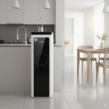 Phối cảnh máy Karofi N-E239 lắp đặt ở không gian bếp hiện đại
