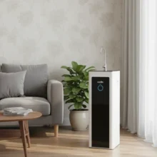 Phối cảnh máy Karofi Optimus S1 tại phòng khách