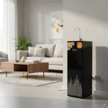 Phối cảnh máy Karofi Livotec đặt tại phòng khách