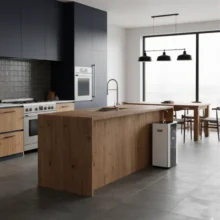 Phối cảnh máy lọc nước Karofi Livotec 512 lắp đặt sang trọng