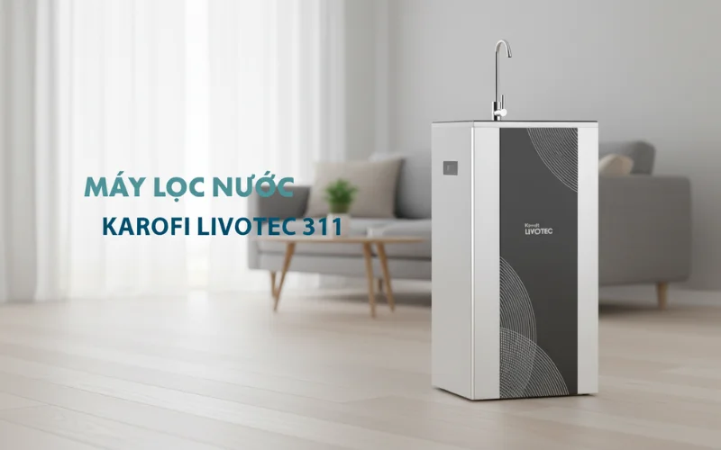 Thiết kế sang trọng của máy Karofi Livotec 311