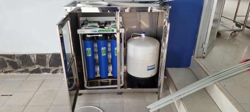 Máy lọc nước không ra nước thải 
