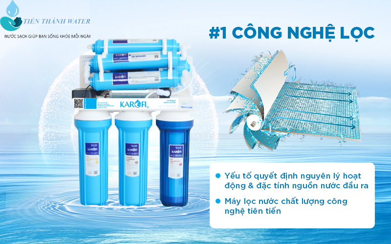 Máy lọc nước đạt tiêu chuẩn
