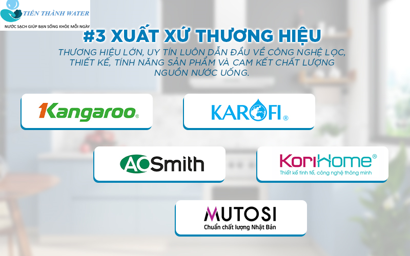 Máy lọc nước đạt tiêu chuẩn