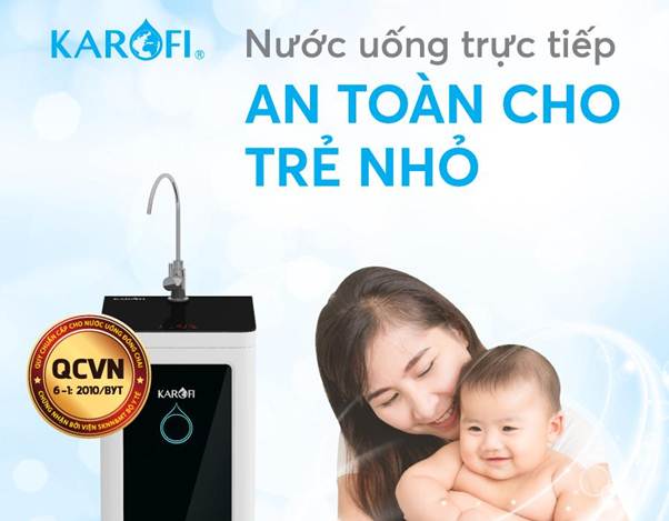 Máy lọc nước an toàn cho trẻ em 