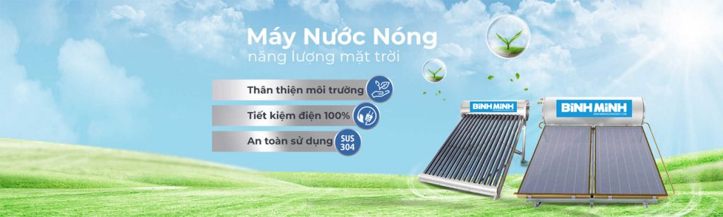 máy nước nóng năng lượng mặt trời Bình Minh