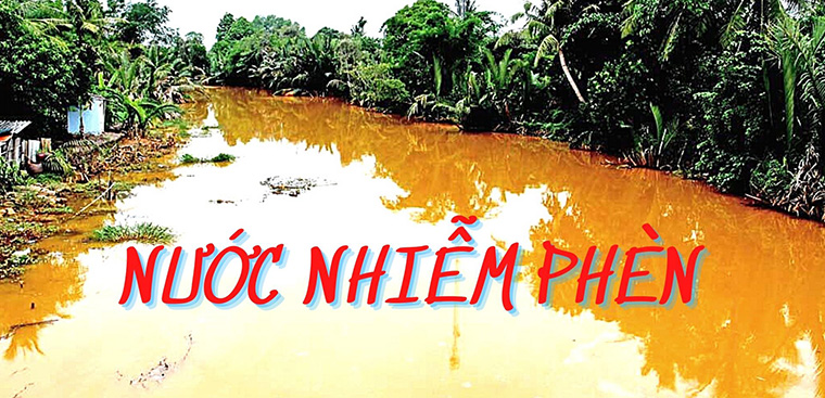 Nguồn nước nhiễm phèn