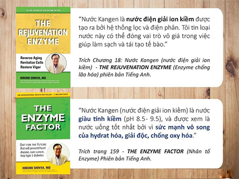 Lợi ích của nước ion kiềm