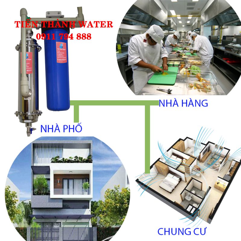 hệ thống Lọc nước tổng cho gia đình, chung cư