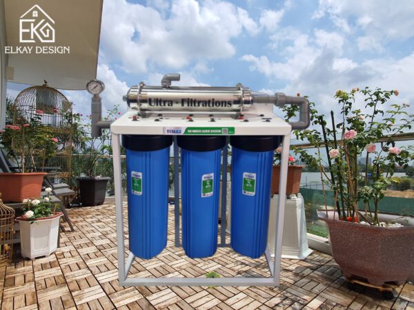 Bộ lọc tổng đầu nguồn 3 cấp BigBlue 20" - tích hợp màng lọc UF - lưu lượng 800-1000 l/h - Ảnh 4