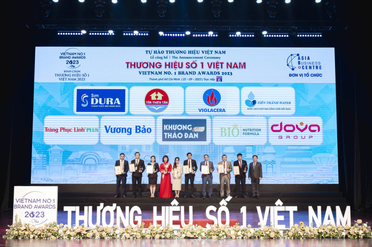 Tiến Thành Warter nhận giải “Thương Hiệu Số 1 Việt Nam 2023”