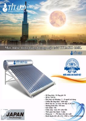 Máy nước nóng năng lượng mặt trời TITAKO