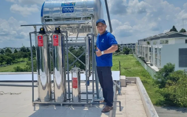 Hệ thống lọc tổng tại Tiến Thành Water