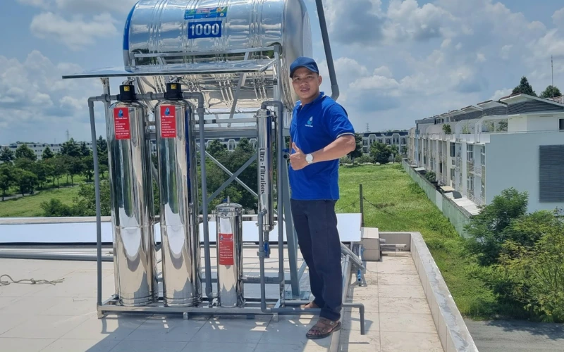 Hệ thống lọc tổng tại Tiến Thành Water