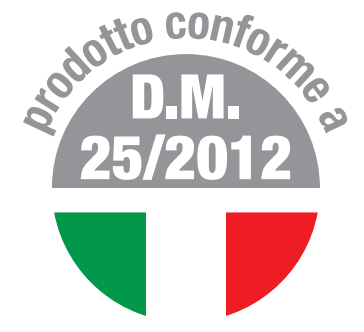 D.M.25 2012 italia