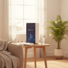 Phối cảnh máy Titako RO 400G HD500 đặt tại phòng khách