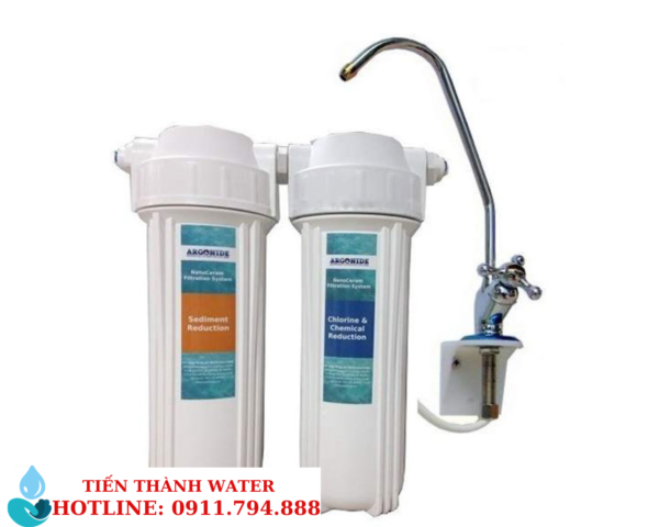 Máy lọc nước nanoceram 10 in 2 Lõi