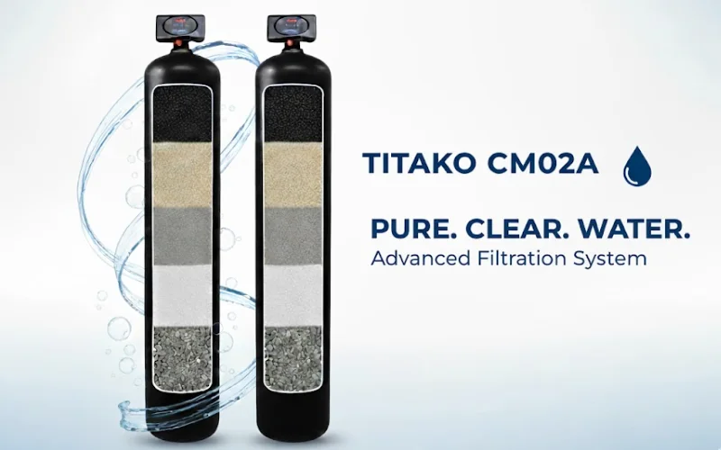 Vật liệu bên trong hệ thống lọc nước đầu nguồn Titako CM02A